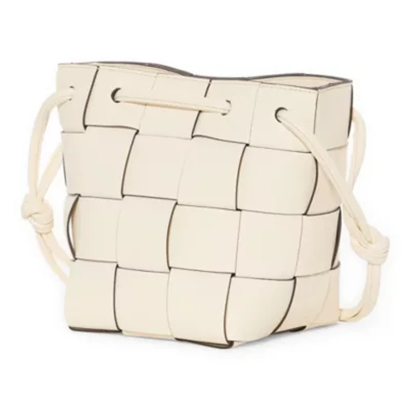 a.n.a Martine Woven Bucket Bag
