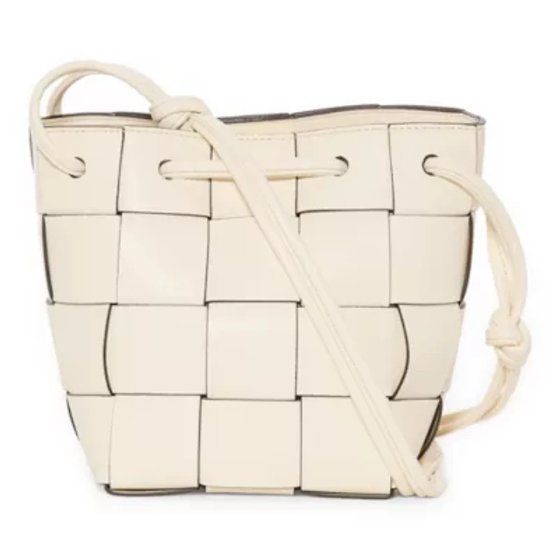 a.n.a Martine Woven Bucket Bag