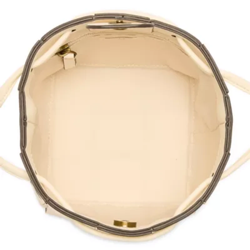 a.n.a Martine Woven Bucket Bag