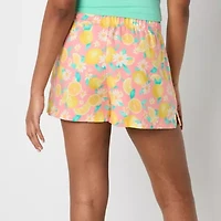 Arizona Body Womens Flannel Juniors Pajama Shorts
