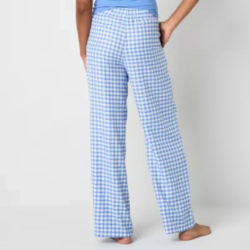 Arizona Body Womens Flannel Juniors Pajama Pants
