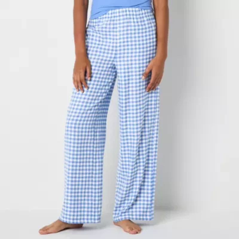 Arizona Body Womens Flannel Juniors Pajama Pants