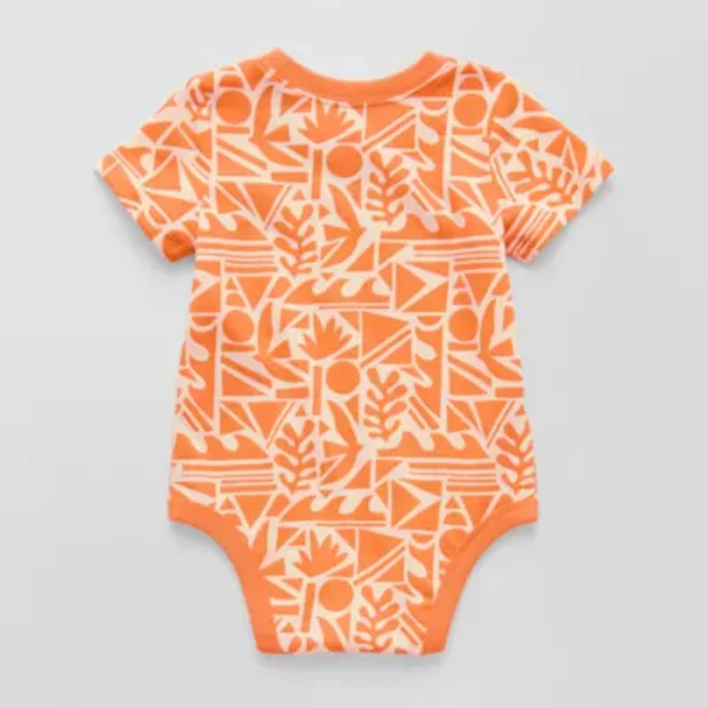 Okie Dokie Baby Boys Crew Neck Short Sleeve Bodysuit