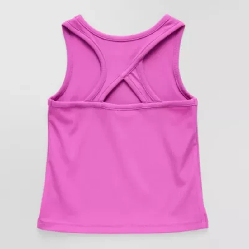 Okie Dokie Active Toddler & Little Girls U Neck Sleeveless Tank Top