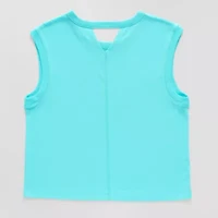 Xersion Little & Big Kid Girls Crew Neck Short Sleeve Muscle T-Shirt