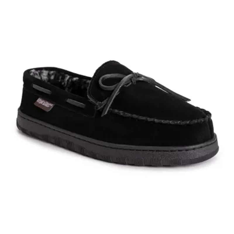 Muk Luks Paul Printed Mens Moccasin Slippers