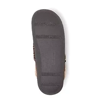 Dearfoams Mens Memory Foam Slip-On Slippers