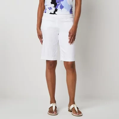 Liz Claiborne Alyssa Womens 12" Mid Rise Bermuda Short