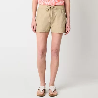 St. John's Bay Womens Mid Rise Soft Short