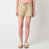 St. John's Bay Womens Mid Rise Soft Short