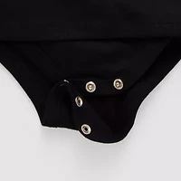 Thereabouts Little & Big Kid Girls Crew Neck Short Sleeve Adaptive Rib Bodysuit