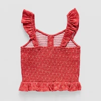 Thereabouts Little & Big Kid Girls V Neck Sleeveless Tank Top
