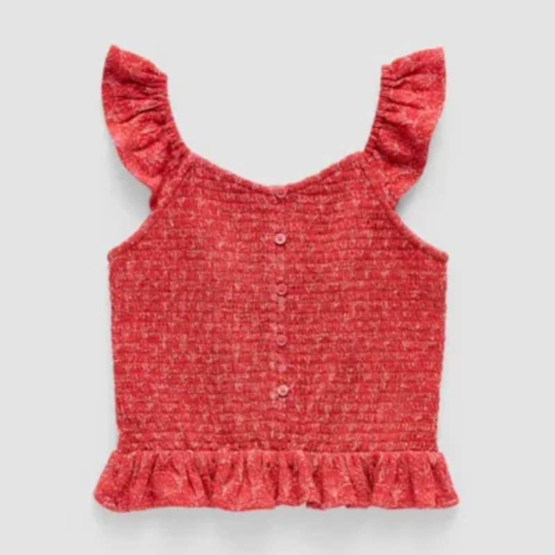 Thereabouts Little & Big Kid Girls V Neck Sleeveless Tank Top
