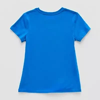 Xersion Little & Big Kid Girls Crew Neck Short Sleeve Regular Fit Graphic T-Shirt