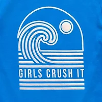 Xersion Little & Big Kid Girls Crew Neck Short Sleeve Regular Fit Graphic T-Shirt