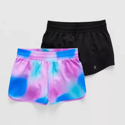 Xersion Little & Big Kid Girls Mid Rise 2-pc. Running Short
