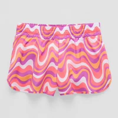 Xersion Little & Big Kid Girls Mid Rise Running Short