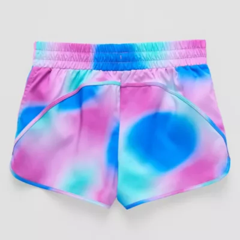 Xersion Little & Big Kid Girls Mid Rise Running Short