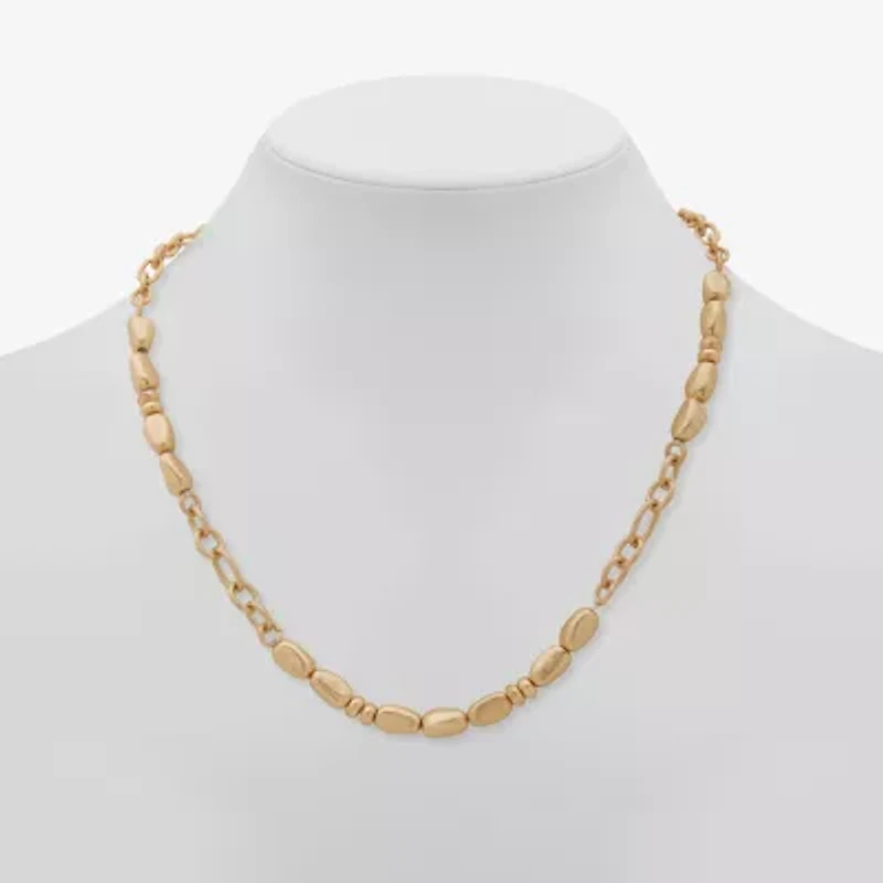 a.n.a Womens Stainless Steel 20 Inch Collar Necklace