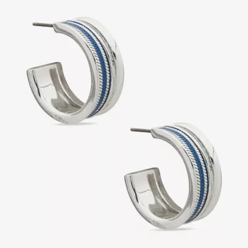 Worthington Womens 65.5mm Hoop Earrings