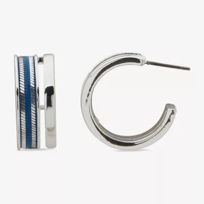 Worthington Womens 65.5mm Hoop Earrings