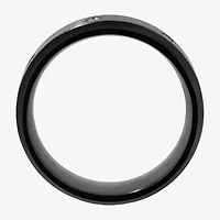 (F / Si2) Mens 8MM 1/10 CT. T.W. Lab Grown White Diamond Wedding Band