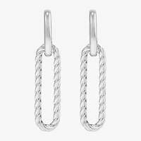 Silver Addiction Womens Sterling Silver Drop Earrings