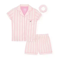 Sleep On It Little & Big Kid Girls Short Sleeve 2-pc. Pajama Sets