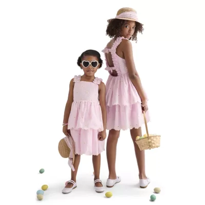 Blueberi Boulevard Toddler Girls Sleeveless A-Line Dress