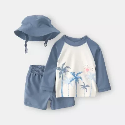 Carter's Baby Boys 3-pc. Rash Guard Set