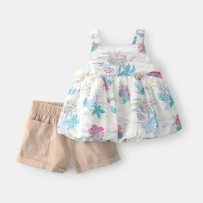Carter's Baby Girls 2-pc. Short Set