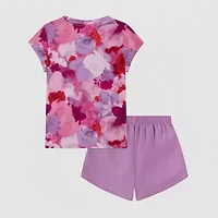 Nike Little Girls 2-pc. Short Set