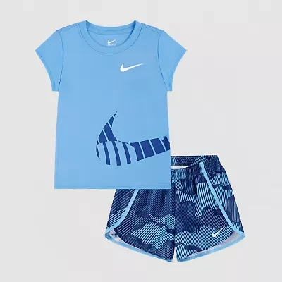 Nike Little Girls 2-pc. Short Set