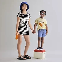 Thereabouts Little & Big Kid Girls Crew Neck Short Sleeve T-Shirt