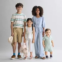 Thereabouts Little & Big Kid Girls Loose Fit Pull-On Pant