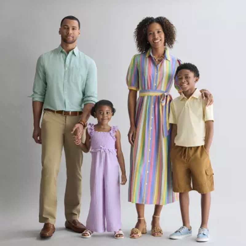 Thereabouts Little & Big Kid Boys Short Sleeve Regular Fit Polo Shirt