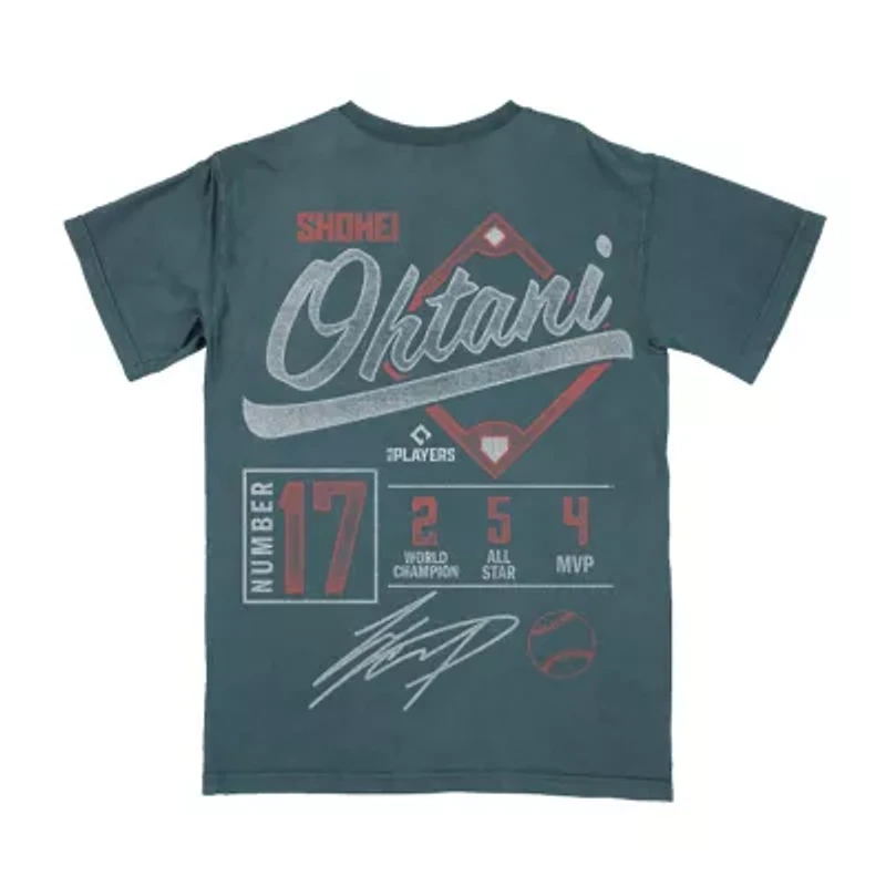 Shohei Ohtani Mens Crew Neck Short Sleeve Regular Fit Graphic T-Shirt