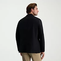 Haggar Smart Wash Tailored Highland Mens Stretch Fabric Modern Fit Blazer