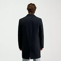 Haggar Brushed Herringbone Mens Midweight Topcoat Coat