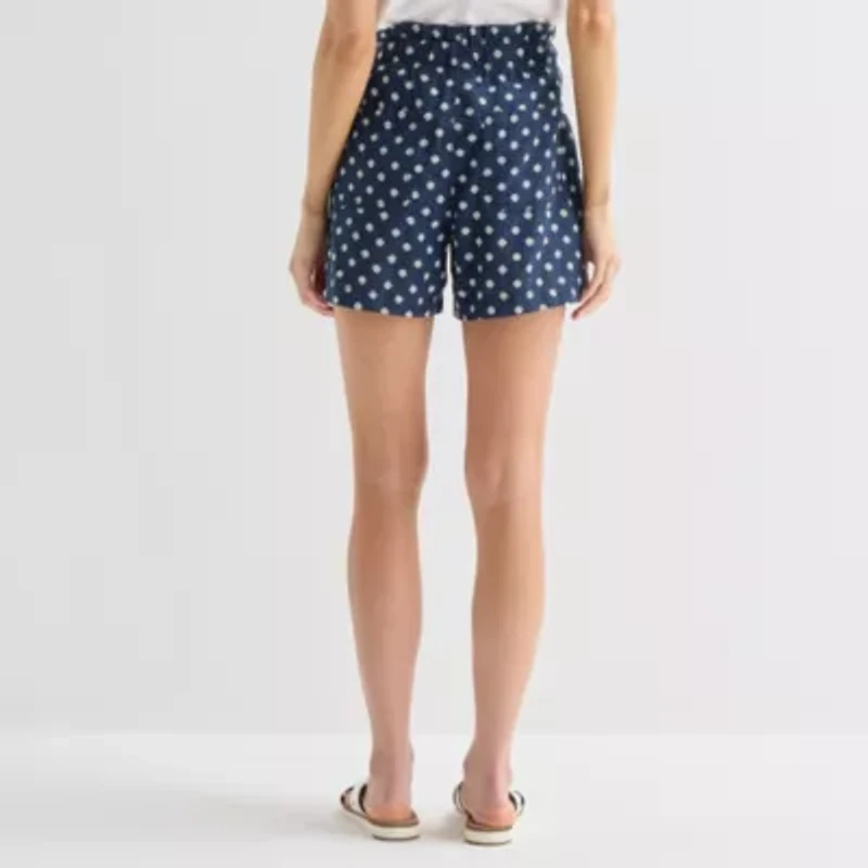 St. John's Bay Womens Pull-On Short