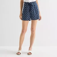 St. John's Bay Womens Pull-On Short