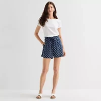 St. John's Bay Womens Pull-On Short