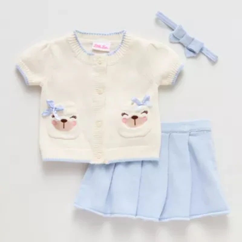 Little Lass Baby Girls 2-pc. Skirt Set