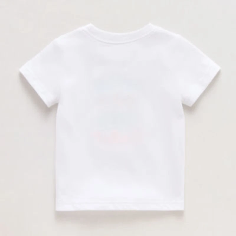 Okie Dokie Baby Boys Round Neck Short Sleeve Regular Fit Graphic T-Shirt