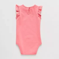 Okie Dokie Baby Girls Round Neck Sleeveless Bodysuit