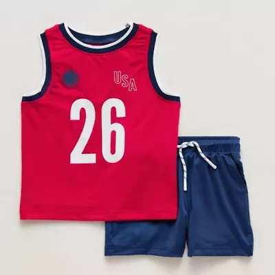 Okie Dokie Toddler & Little Boys 2-pc. Short Set