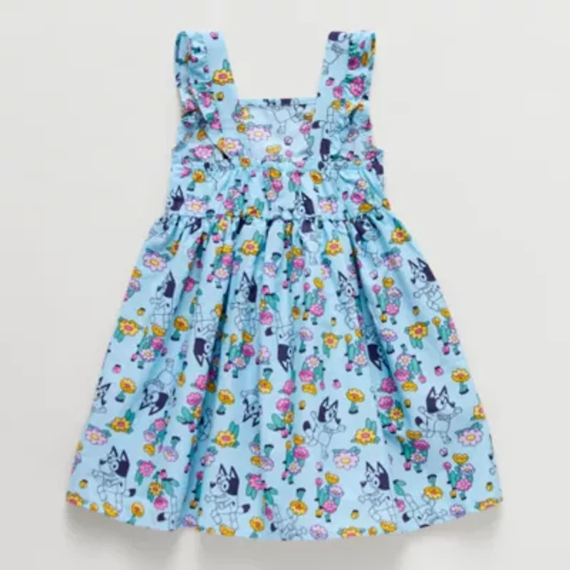 Toddler Girls Sleeveless Bluey A-Line Dress