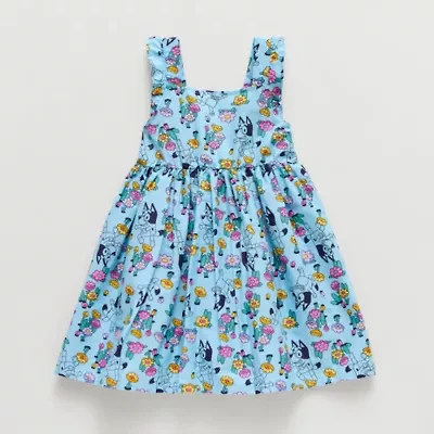 Toddler Girls Sleeveless Bluey A-Line Dress