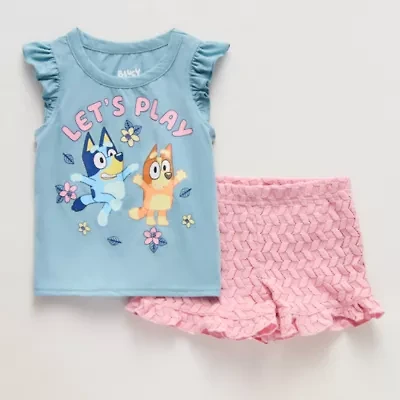 Toddler Girls Bluey 2-pc. Short Set