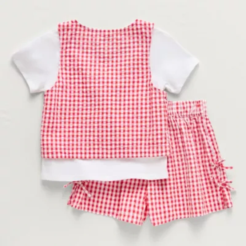 Thereabouts Little & Big Kid Girls 3-pc. Short Set